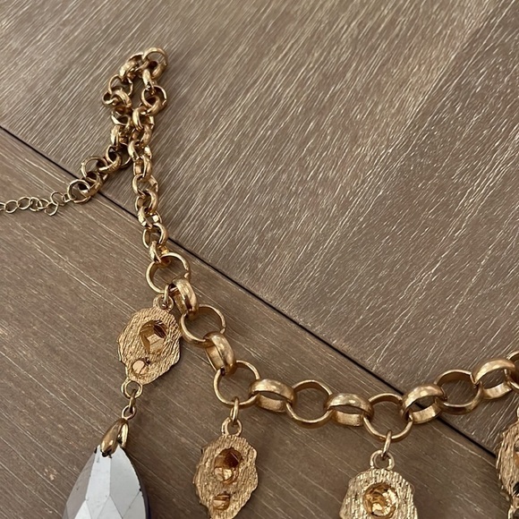 Blue large stone necklace - Picture 17 of 17